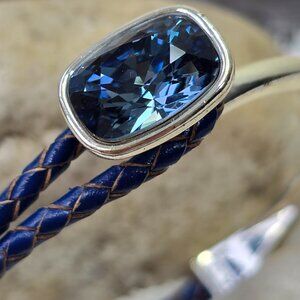 Artisan Bracelet with Saphire Stone